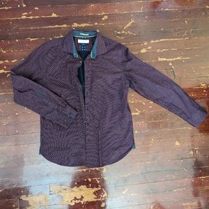 Denim and Flower  button down shirt